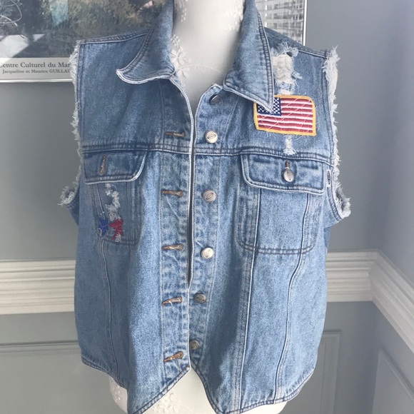 Zana Di Jackets & Blazers - Zani•di Vintage America Jean Vest